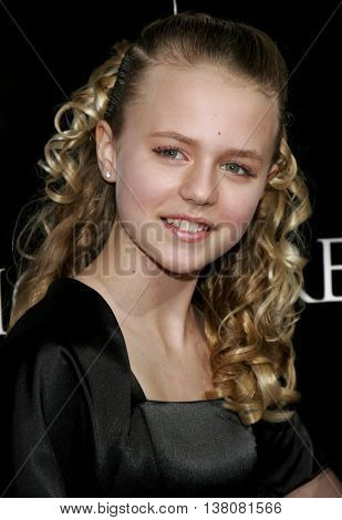 Courtney Taylor Burness at the Los Angeles premiere of 'Premonition' held at the Cinerama Dome in Hollywood, USA on March 12, 2007.