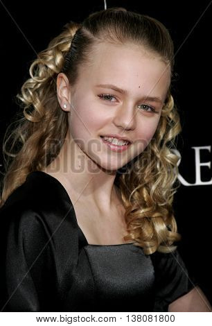Courtney Taylor Burness at the Los Angeles premiere of 'Premonition' held at the Cinerama Dome in Hollywood, USA on March 12, 2007.