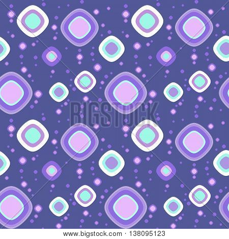 Soaring rhombuses on a blue background. EPS 10 vector