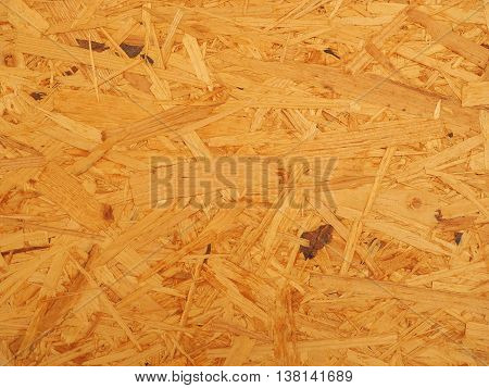 Industrial rough wood fiber board close-up Germany 2016