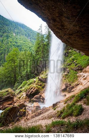 Pericnik Waterfall In Slovenia