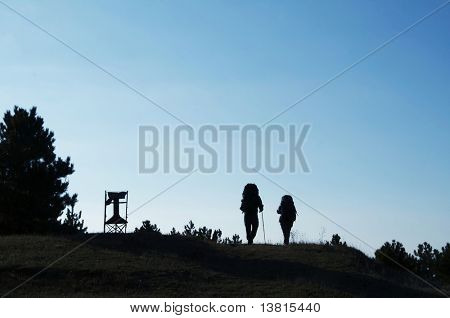Människor i vandring