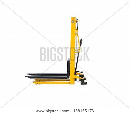 Pallet stacker isolated on a white background