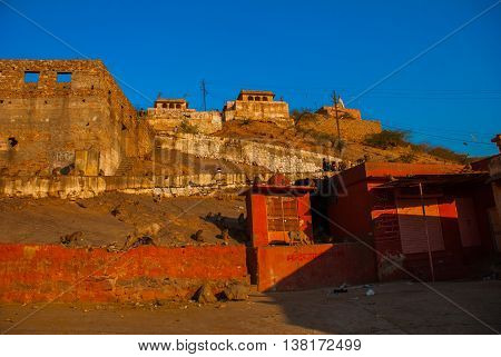 Monkey Temple. Jaipur. India.