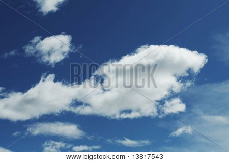 아름 다운 구름과 하늘