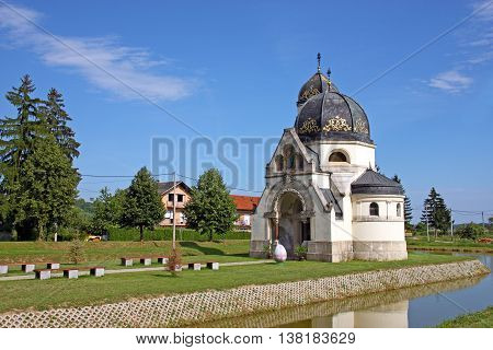 Eastern - rites catholic church of the annunciation Greek Catholic church in Pribic near Krasic Croatia