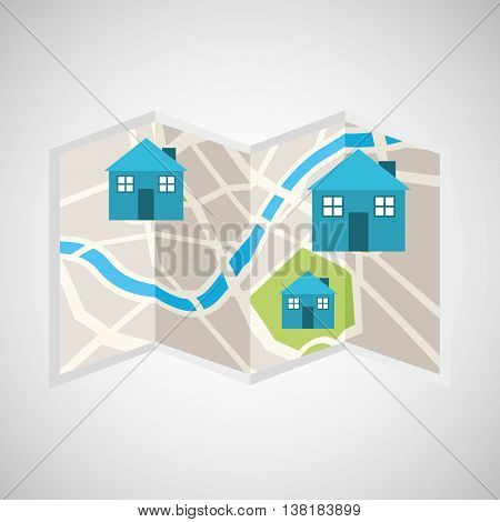 sale house home sold business isolated, vector illustration