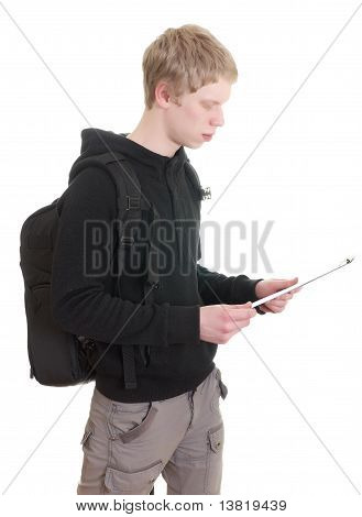 ung mand holder en Udklipsholder