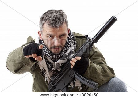 Terrorysta z karabin