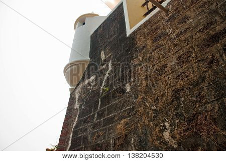 Fort Tiracol. Wall Of The Fortress. Goa. India