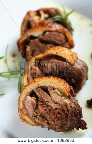 Fırın Pork Blubber ile