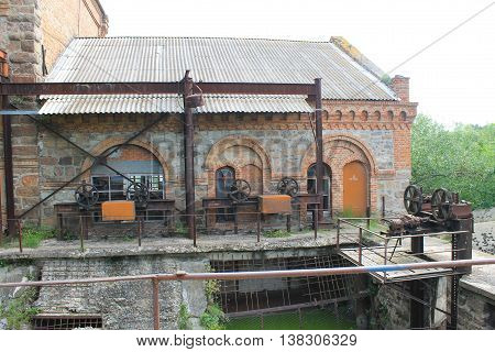 Old water mill in Migeya village Ukraine