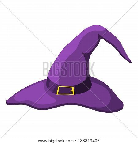 Vector Cartoon Witch Hat colorful illustration, icon