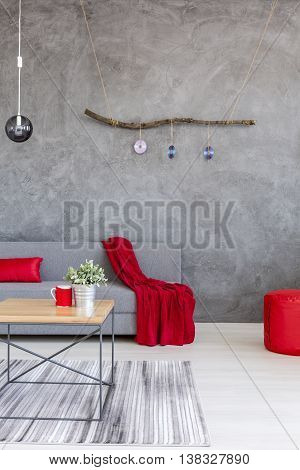Red On The Gray