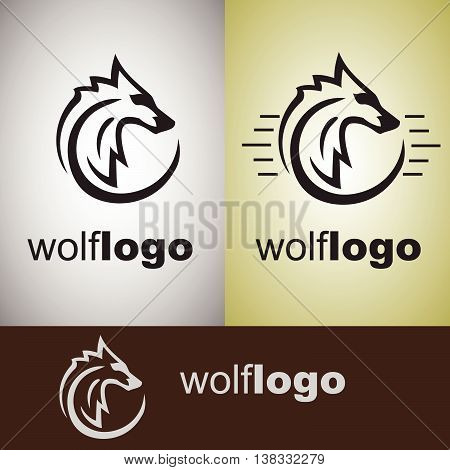wolf logo concept designed in a simple way so it can be use for multiple proposes like logo ,marks ,symbols or icons.