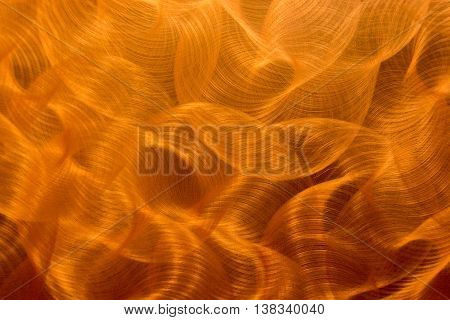 A curl shape texture in brown color.
