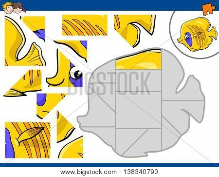 Jigsaw Puzzle With Fish