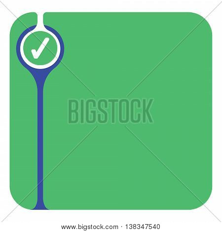 Colored text box for your text and check box