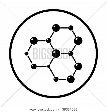 Icon Of Chemistry Hexa Connection Of Atoms