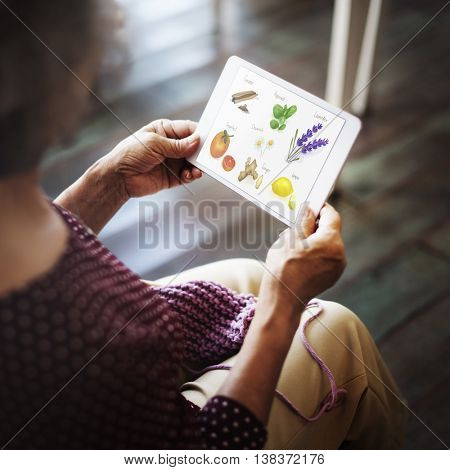 Health Healthcare Lyfestyle Natural Vitamins Concept