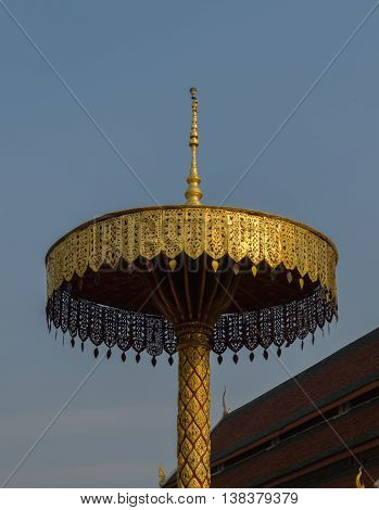 Haripunchai Temple, Lampoon, Thailand. .