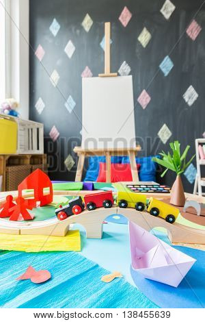 Cosy Kindergarden With Many Toys