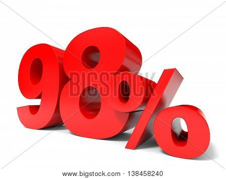 Red Ninety Eight Percent Off. Discount 98%.