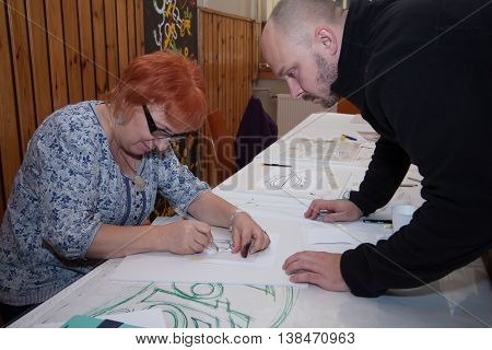 Red-haired Woman