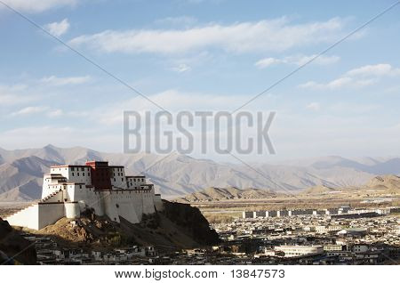 Shigatse klášter v Tibetu