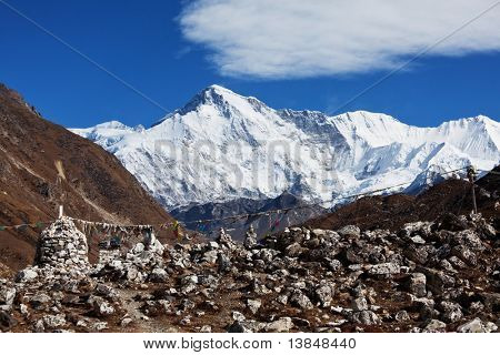 Cho Oyo crête dans l'Himalaya