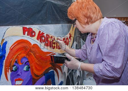 Red-haired Woman