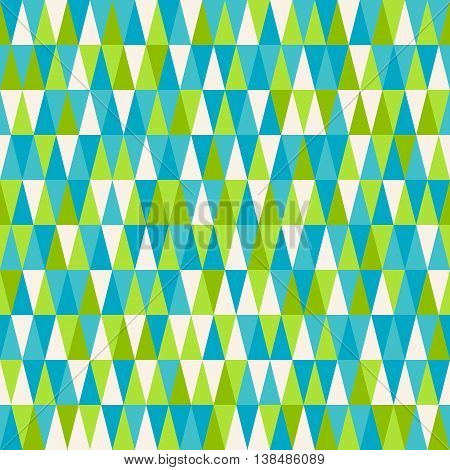 Seamless triangle pattern. Decorative geometric abstract texture. Vector background