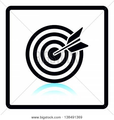 Icon Of Target With Dart