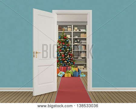 Classic Christmas Interior