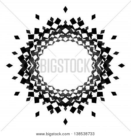 Abstract tube background. Vector illustration isolated on white background.