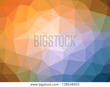 Yellow blue gradient polygon shaped background for professional use.