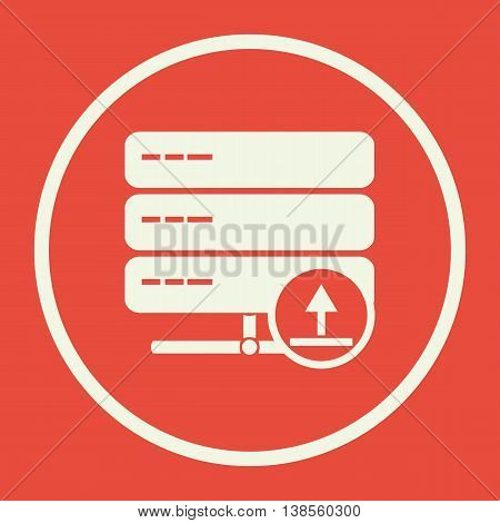 Server Upload Icon In Vector Format. Premium Quality Server Upload Symbol. Web Graphic Server Upload