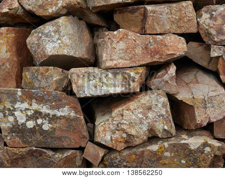 Muro di pietra, recinzione, barriera, roccia, divisione