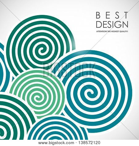 It is an abstract colourful bacrground with spiral elements