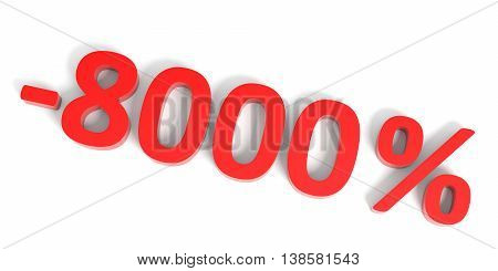 Discount 8000 Percent Off Sale.