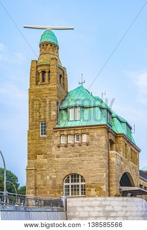 Part Of The Famous Landungsbruecken In Hamburg