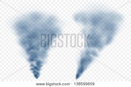 Translucent Light Blue Smoke