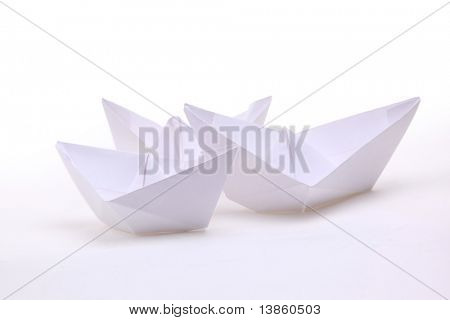 3 종이 배송에 고립 된 화이트