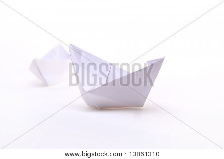 3 종이 배송에 고립 된 화이트