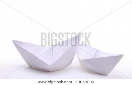 3 종이 배송에 고립 된 화이트