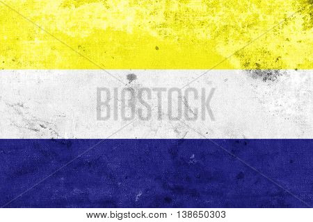 Flag Of Daule, Ecuador, With A Vintage And Old Look