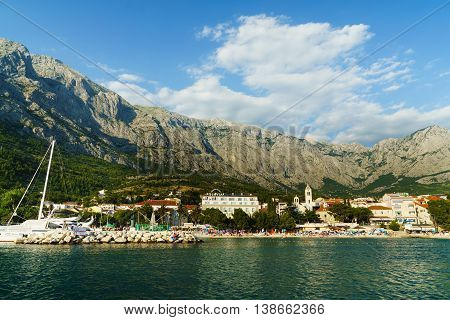 Baska Voda is a seaside resort on the Makarska Riviera