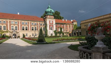 Lancut castle Poland. historical old palace in Poland