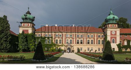 Lancut castle Poland. historical old palace in Poland