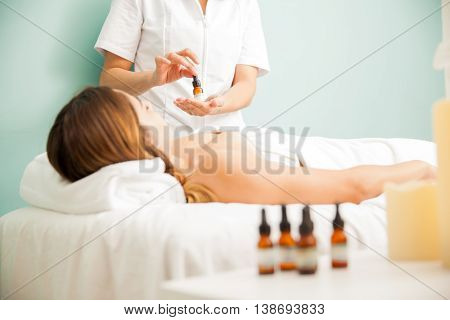 Bach Flower Treatment In A Health Spa